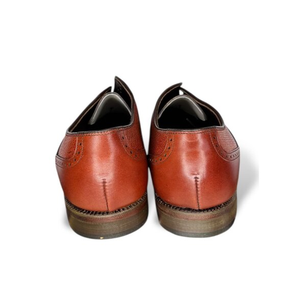 FootJoy Mens Golf Shoes Leather Wingtip Oxford Style 51128 Metal Spikes 12D New - Picture 3 of 11